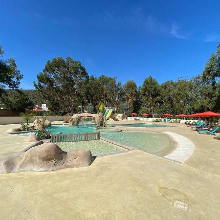 Le Camping De La Plage Aregno Bagian luar foto