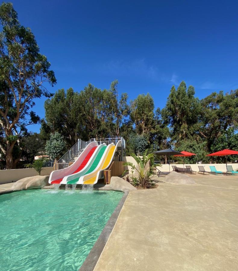 Le Camping De La Plage Aregno Bagian luar foto