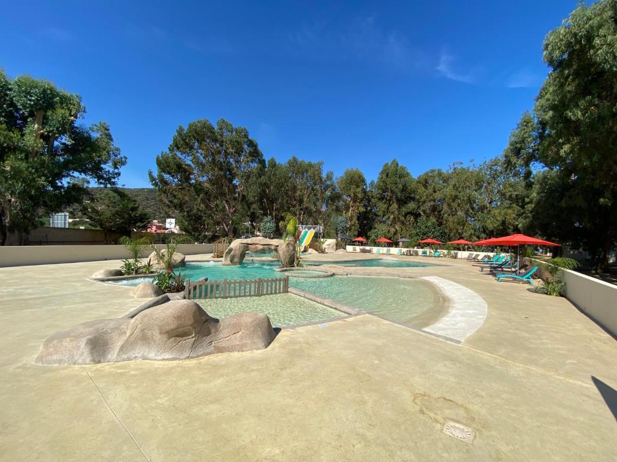 Le Camping De La Plage Aregno Bagian luar foto