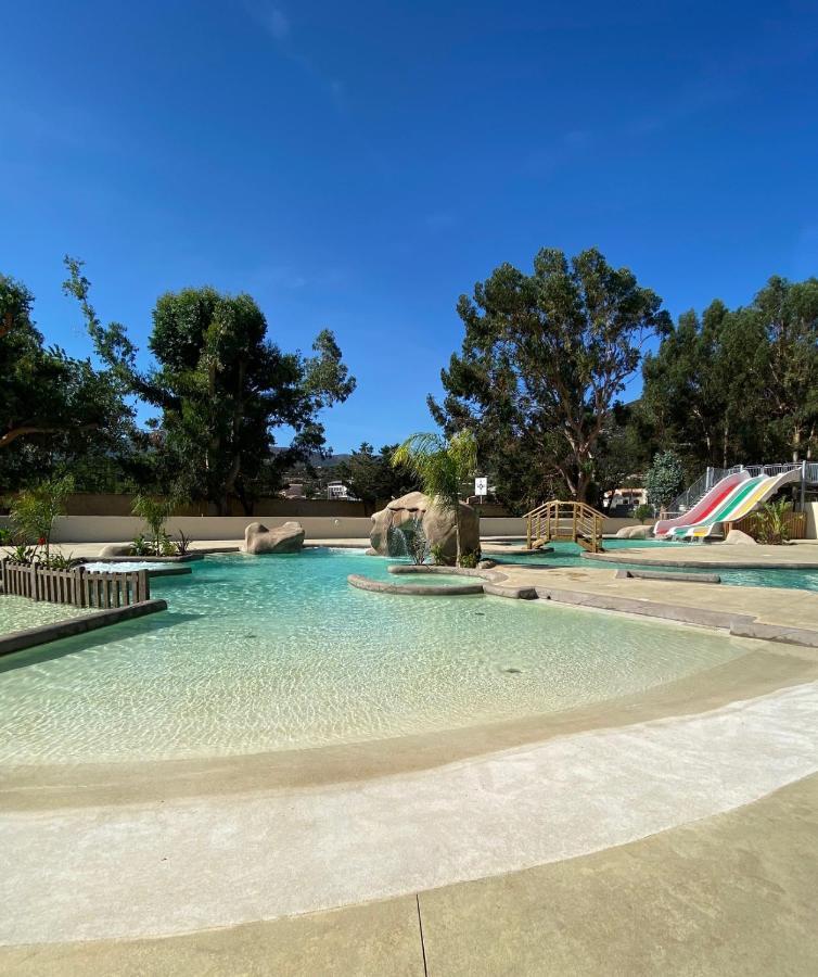 Le Camping De La Plage Aregno Bagian luar foto