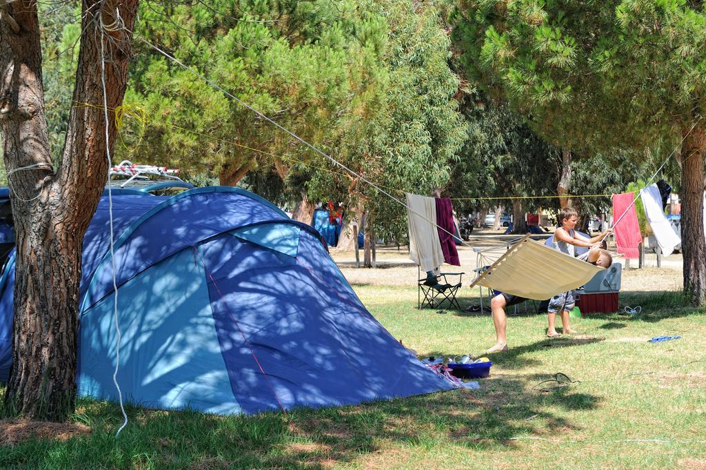 Le Camping De La Plage Aregno Bagian luar foto