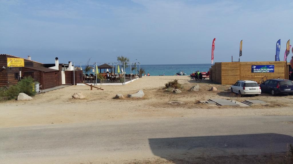 Le Camping De La Plage Aregno Bagian luar foto